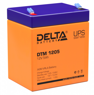 Delta DTM 1205 Аккумулятор